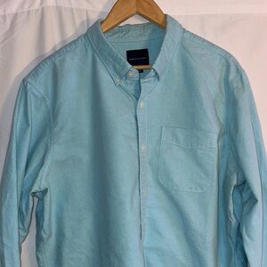 American Eagle Outfitters Light Blue Casual Shirt